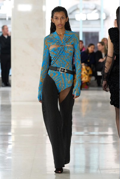 Ashley Graham closes Feben's 'sexy and surreal' AW24 show, supported by Dolce & Gabbana