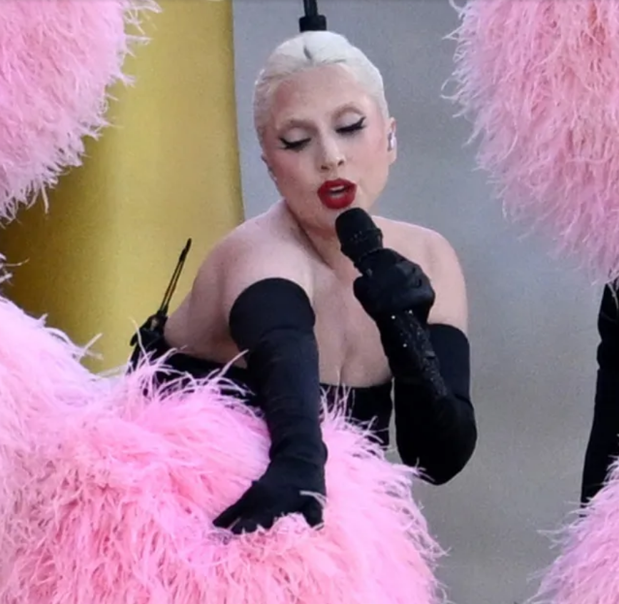 Lady Gaga pays tribute to Zizi Jeanmayeur at the opening ceremony of the 2024 Olympics.