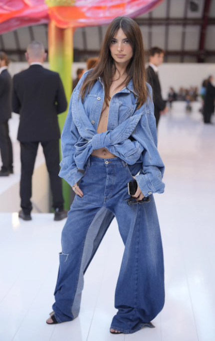 Back-stitched denim - a sure bet for going back to school in 2024.