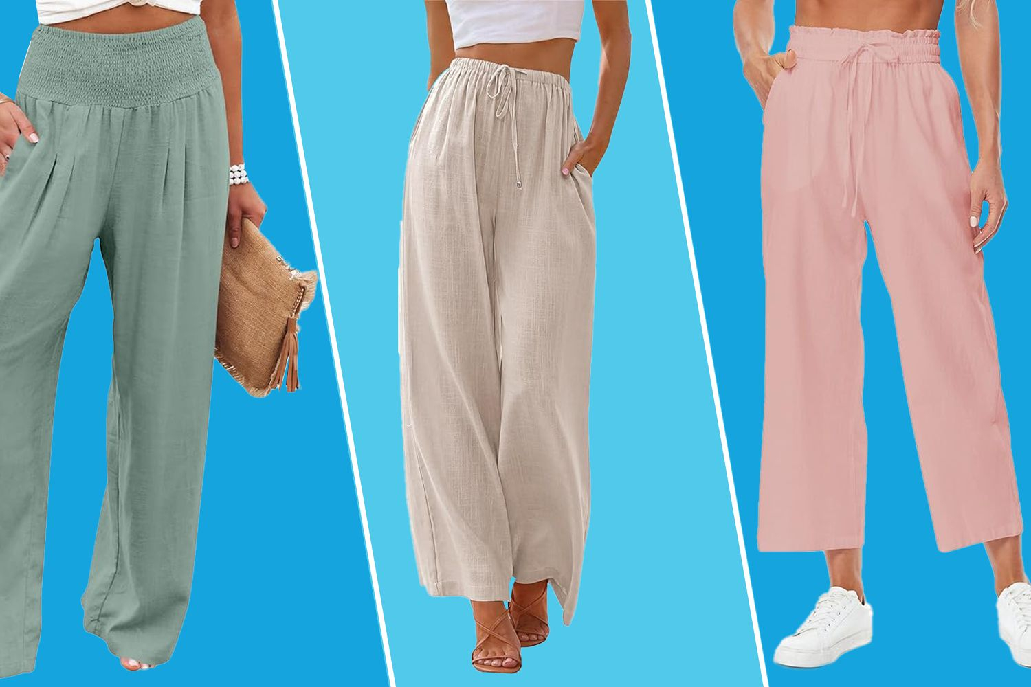 Women's linen trousers - Summer style with comfort