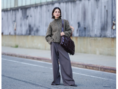 Loose pants are the winter trend that redefines elegance