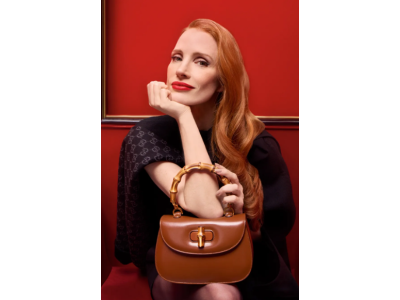 Jessica Chastain and the Gucci Gift campaign: the actress stars in the first chapter of Stories from Savoy
