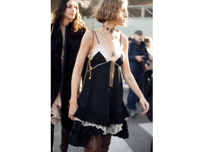 Nuisette dress, the romantic boho-style trend to wear in spring 2025.
