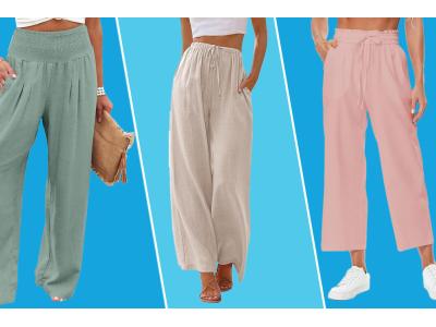 Women's linen trousers - Summer style with comfort