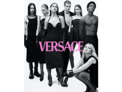 Gigi Hadid and Irina Shayk for Versace