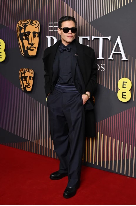 RAMI MALEK WEARING ZEGNA