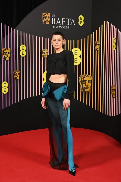 EMMA CORRIN WEARING MIU MIU